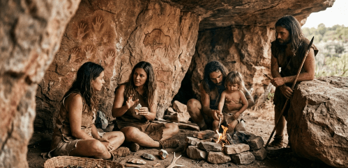 First Social Interactions Humans Learned